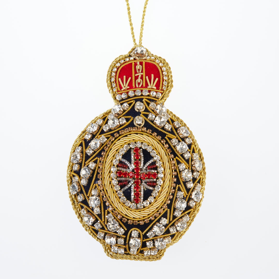 Crystal Union Jack Jewel Decoration by Tinker Tailor London