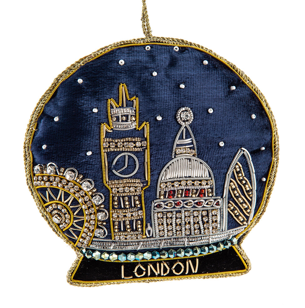 Crystal London Snowglobe Decoration by Tinker Tailor London