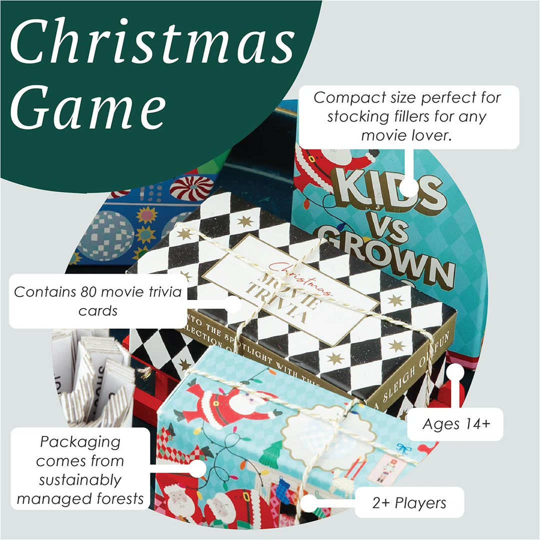Movie Trivia Christmas Game Mini Sleigh