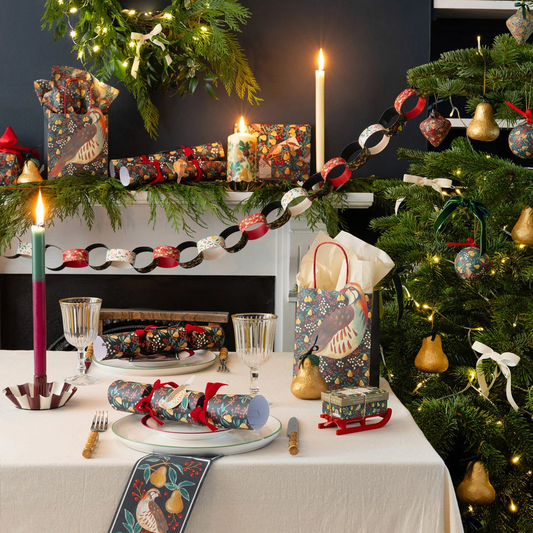 Easy Peasy Partridge & Pear Christmas Paper Chains