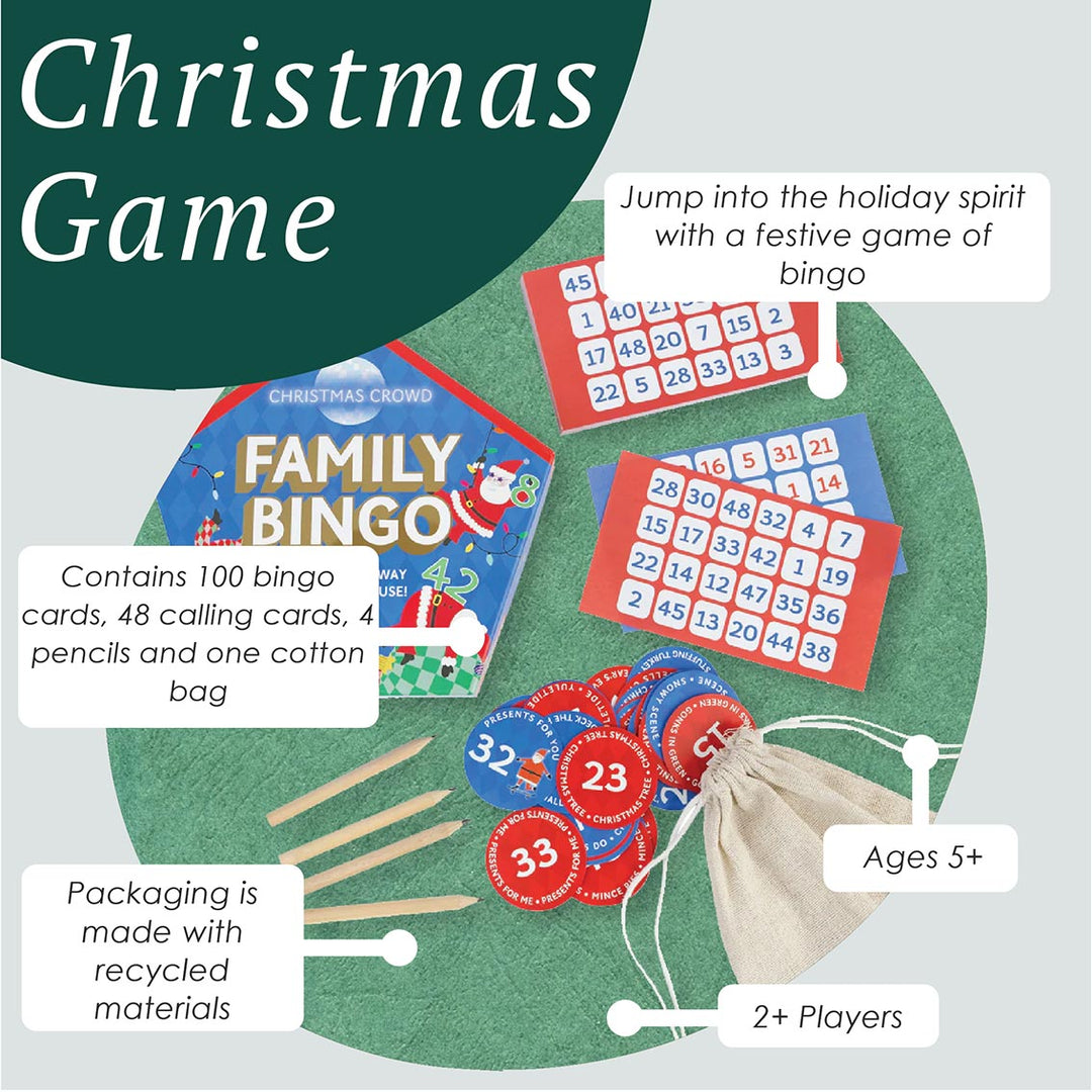 Santa Family Bingo Game