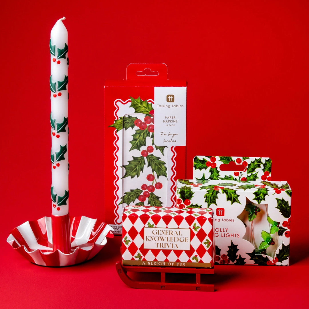 General Knowledge Trivia Christmas Game Mini Sleigh