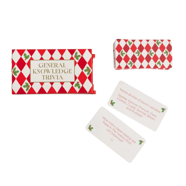 General Knowledge Trivia Christmas Game Mini Sleigh