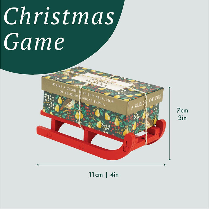 Music Trivia Christmas Game Mini Sleigh