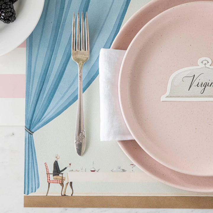 Table for Two Pad of 18 Paper Placemats