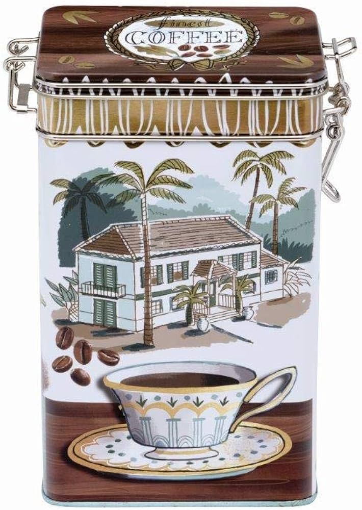 Coffee Deep Tall Rectangular Caddy