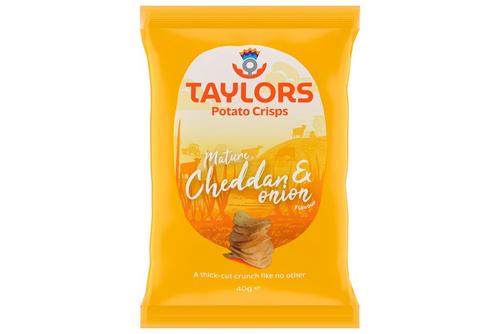 Taylors Mature Cheddar & Onion Crisps