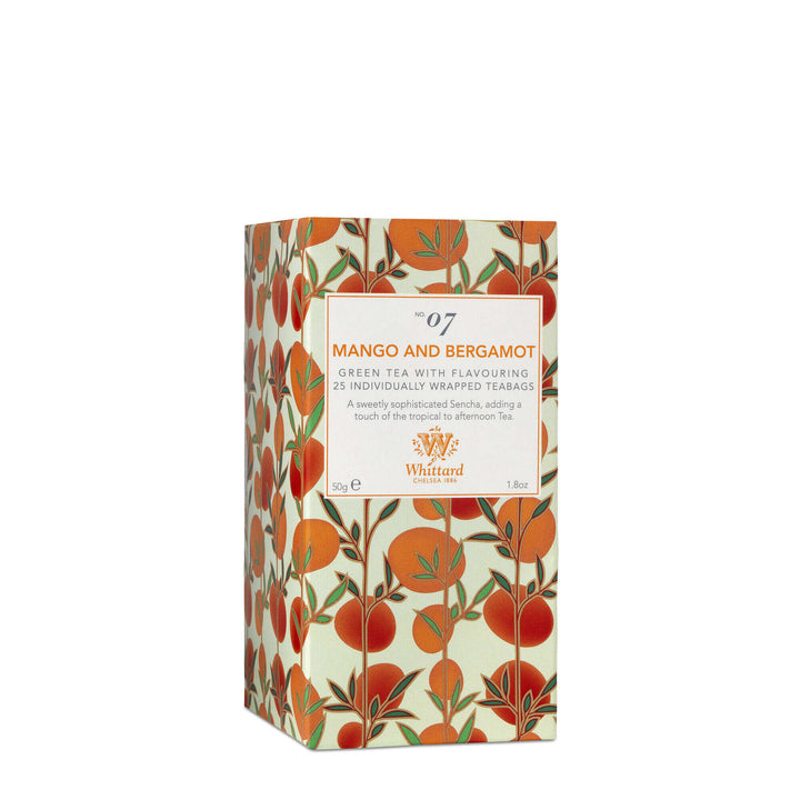 Whittard Tea Discoveries Mango and Bergamot Teabags