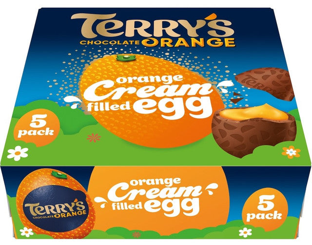 Terry's Chocolate Orange Cream Filled Egg Multi Pack of 5