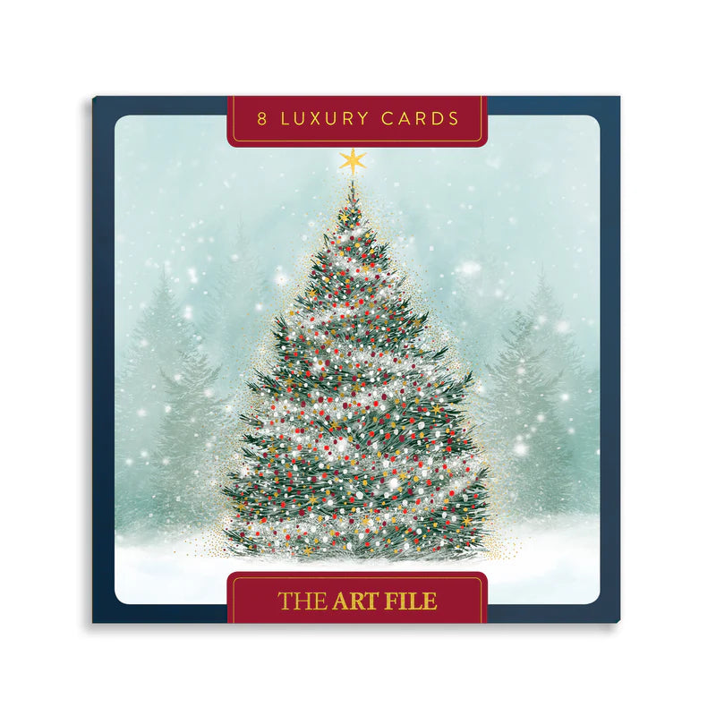 Magical Snowy Day Box of 8 Luxury Christmas Cards