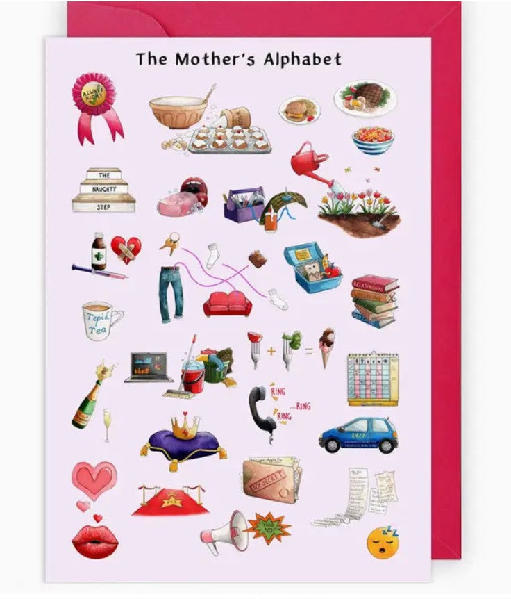 The Mother's Alphabet Greeting Card