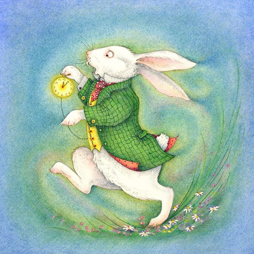 The White Rabbit Greeting Card