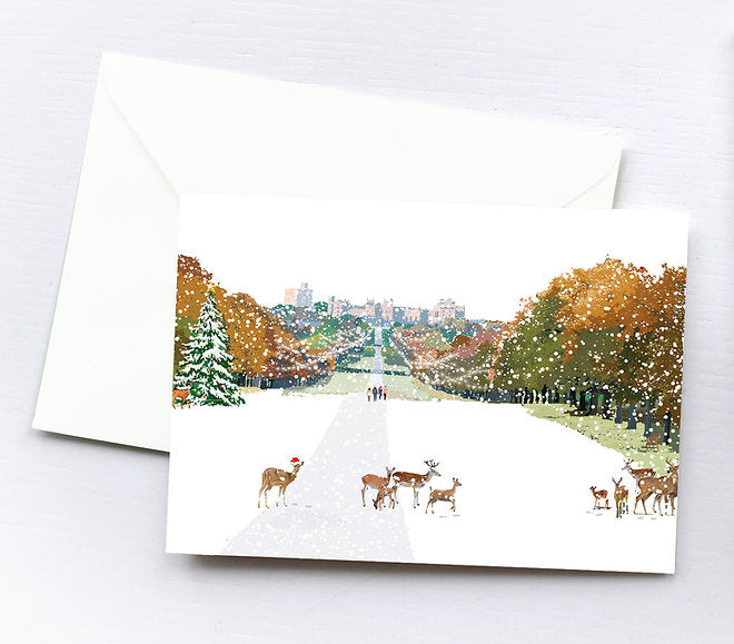 The Long Walk, Windsor Christmas Card
