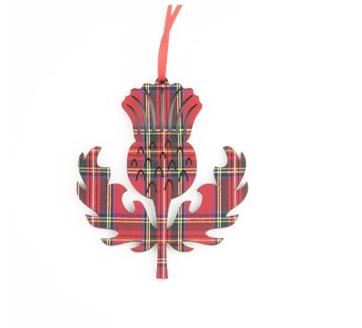 Wooden Thistle Decoration