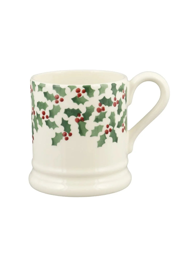 Tiny Scattered Holly 1/2 Pint Mug