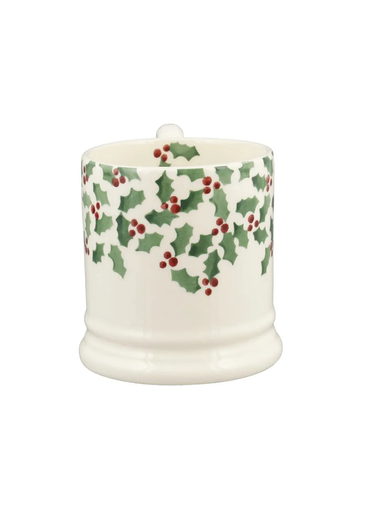 Tiny Scattered Holly 1/2 Pint Mug