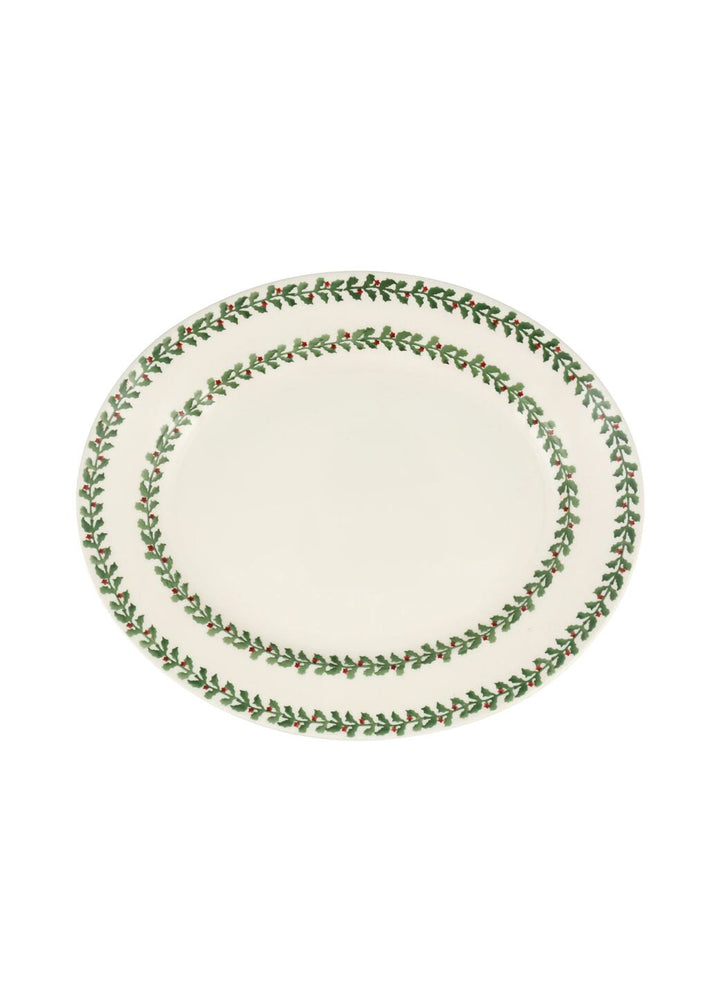 Tiny Holly Medium Oval Platter