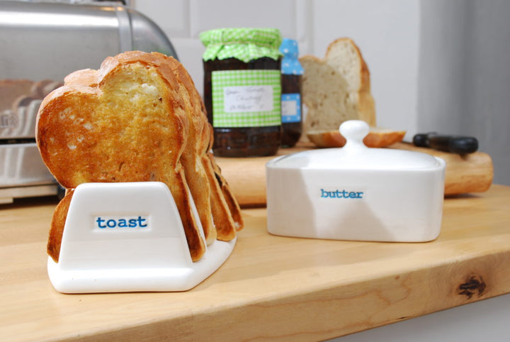 Ceramic White Toast Rack