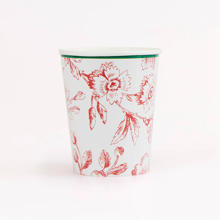 Toile De Jouy Paper Cups