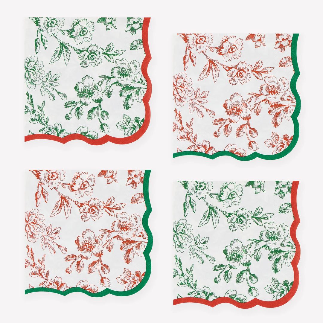Toile De Jouy Large Napkins-Set of 16