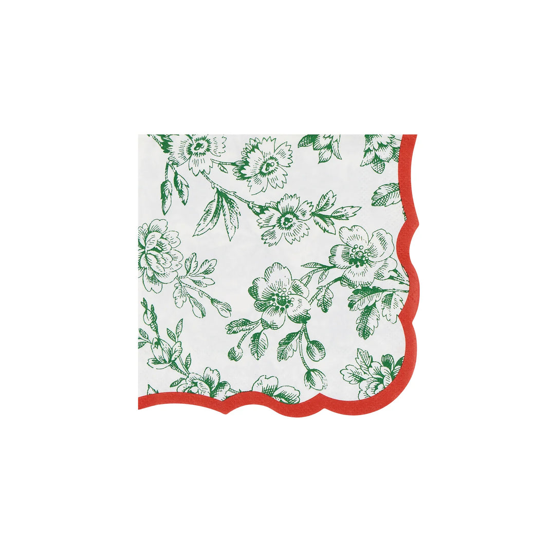 Toile De Jouy Small Napkins-Set of 16