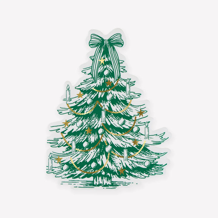 Toile De Jouy Tree Napkins-Set of 16
