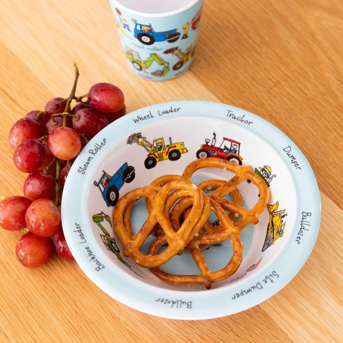 Trucks Melamine Kids Bowl