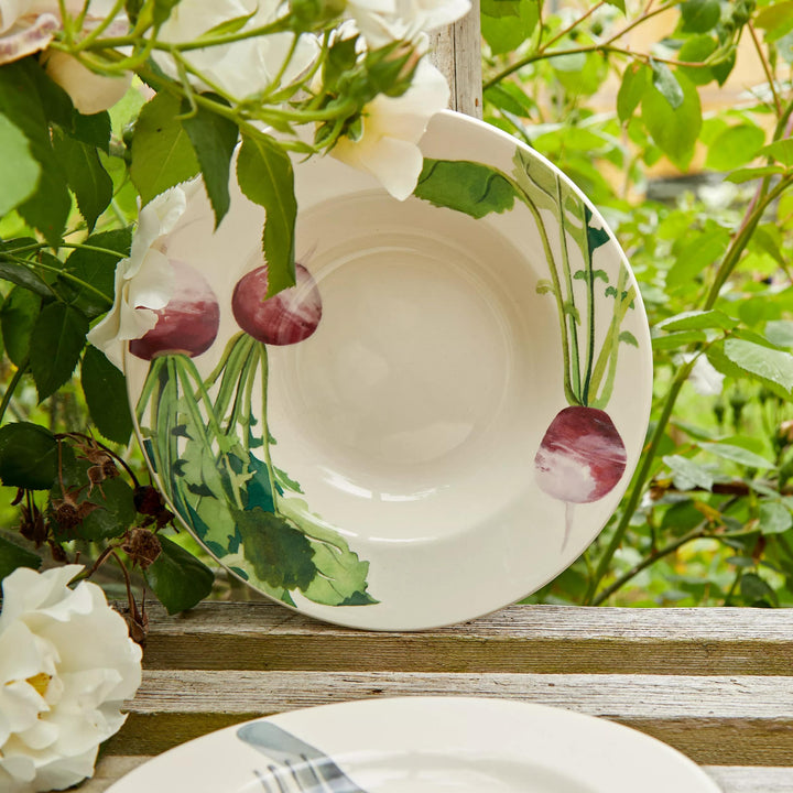 Vegetable Garden Turnip Soup Plate