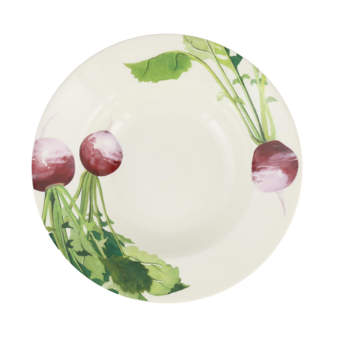 Vegetable Garden Turnip Soup Plate