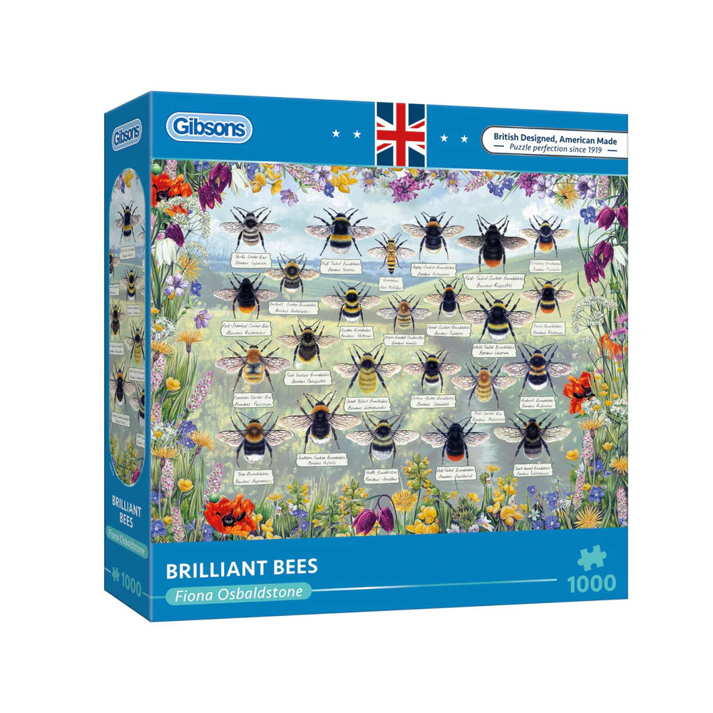 Brilliant Bees 1000 Piece Puzzle