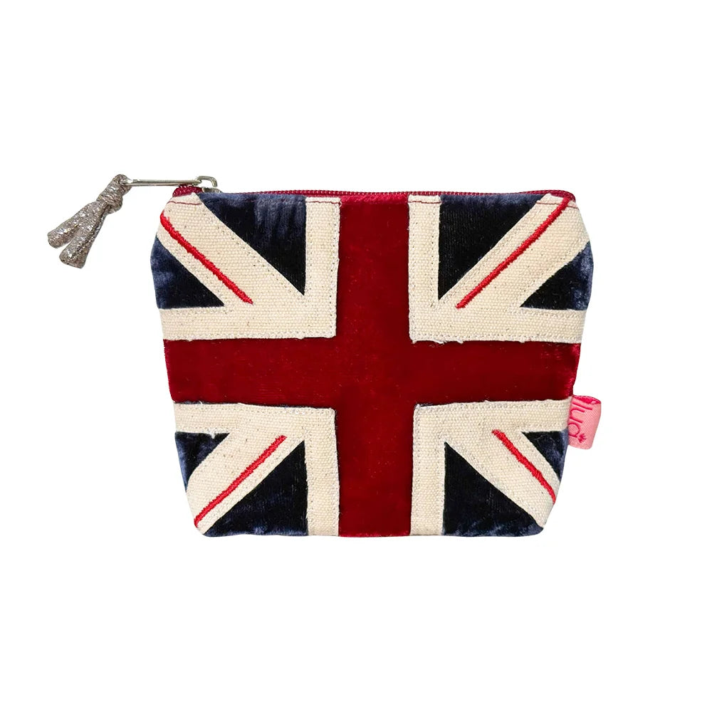 Union Jack Velvet Mini Purse