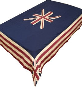 Union Jack Vintage Large Table Cloth 84 x 60 inches