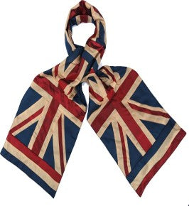 Union Jack Silk Scarf