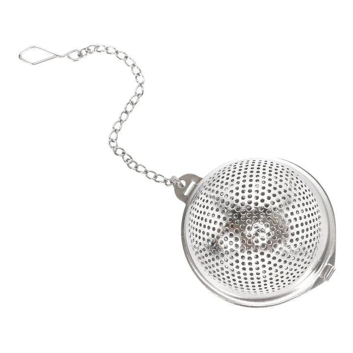 Stainless Steel Ball-style Tea Strainer/Infuser with a Chain