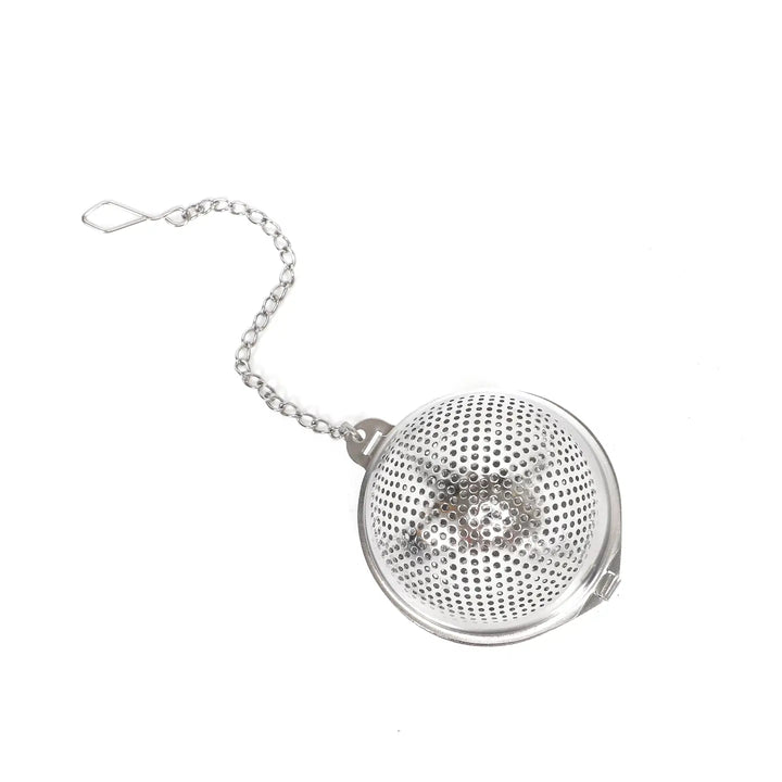 Stainless Steel Ball-style Tea Strainer/Infuser with a Chain