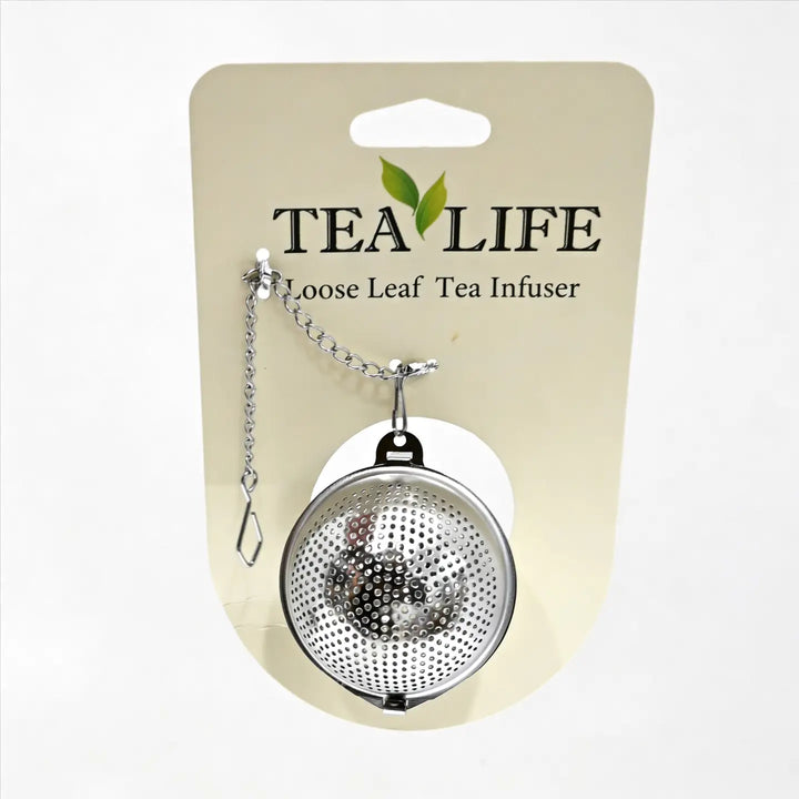 Stainless Steel Ball-style Tea Strainer/Infuser with a Chain