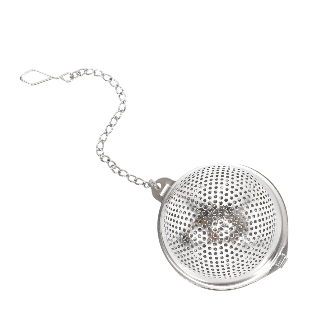 Stainless Steel Ball-style Tea Strainer/Infuser with a Chain