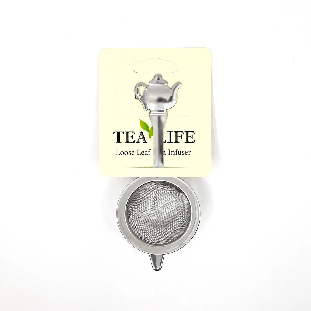 Stainless Steel Tea Strainer with Teapot Shaped Handle