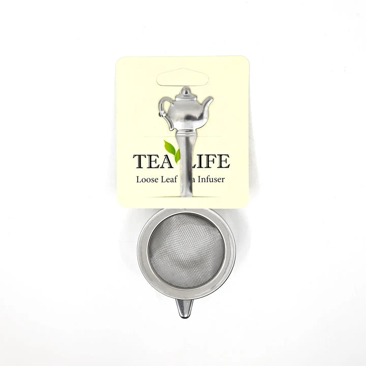 Stainless Steel Tea Strainer with Teapot Shaped Handle
