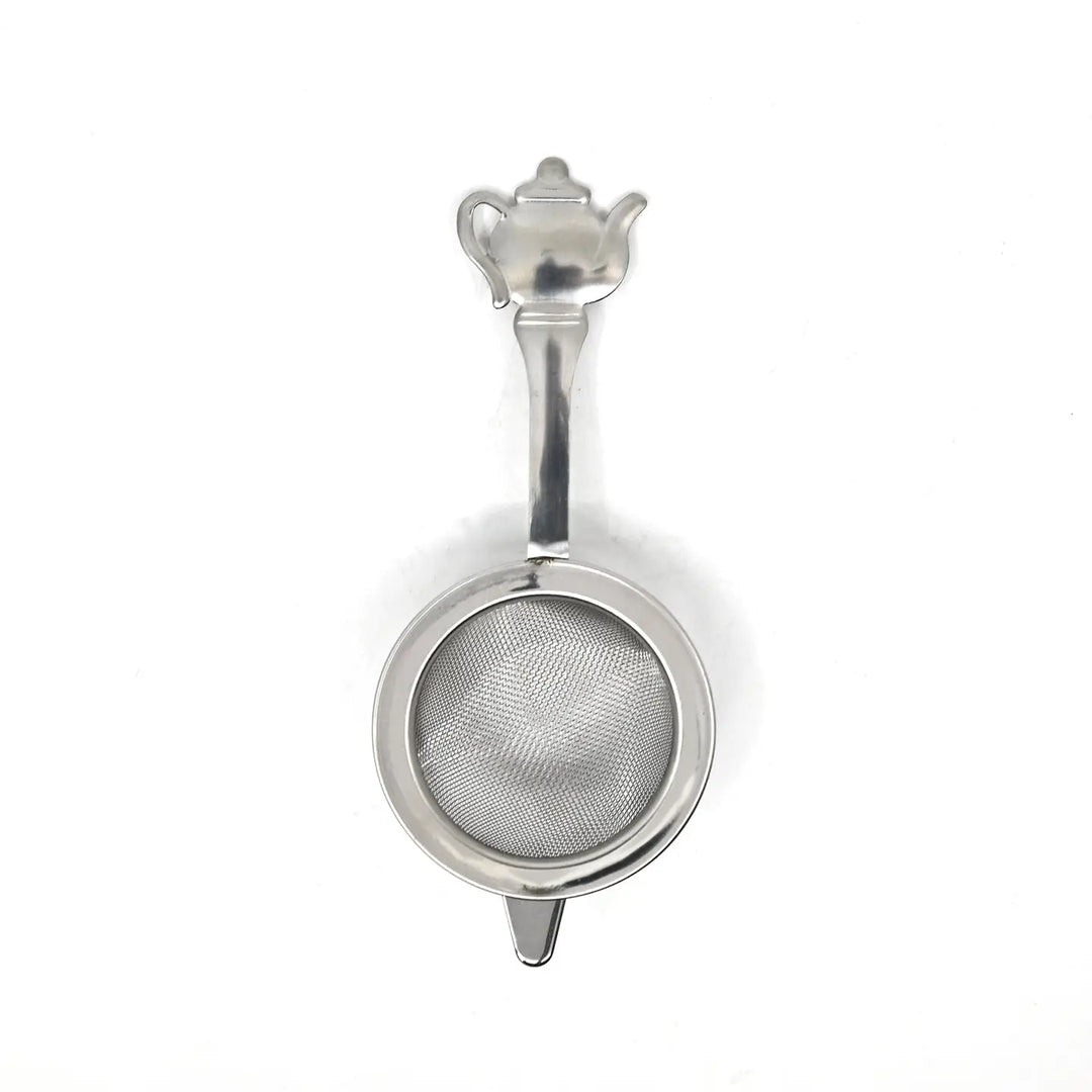 Stainless Steel Tea Strainer with Teapot Shaped Handle