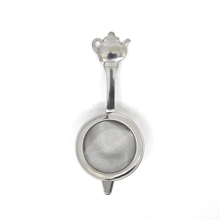Stainless Steel Tea Strainer with Teapot Shaped Handle