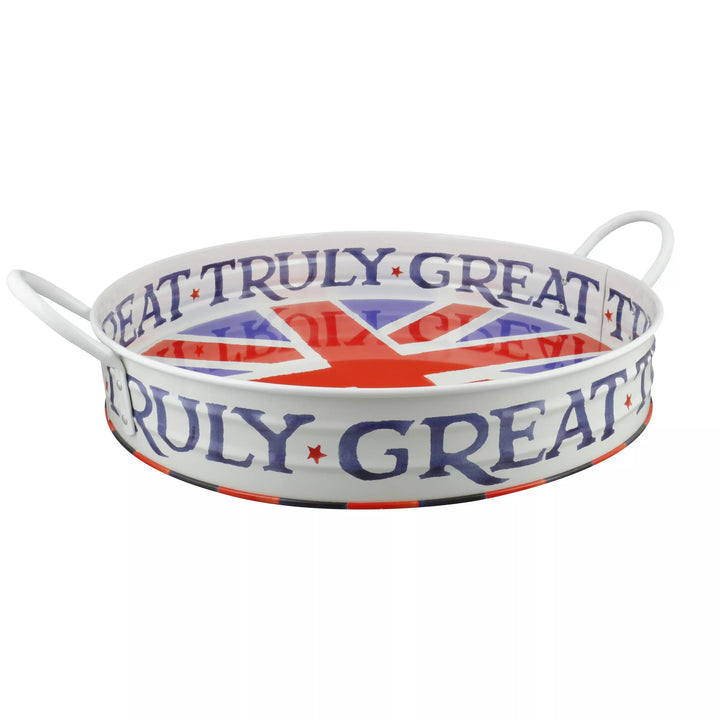 Union Jack Large Handled Tray