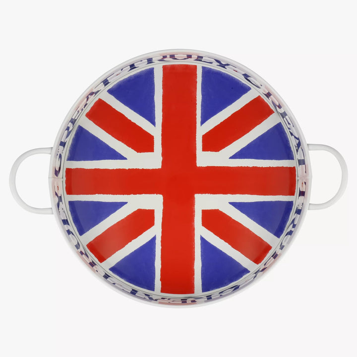 Union Jack Large Handled Tray