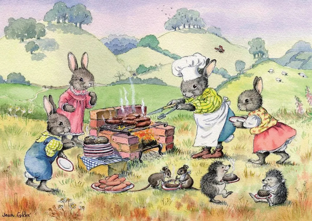 Summer Barbecue Greeting Card