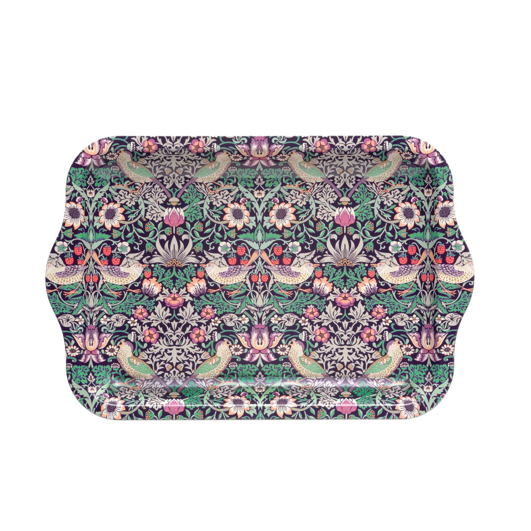 William Morris Arts & Crafts Strawberry Thief Small Tin Tray