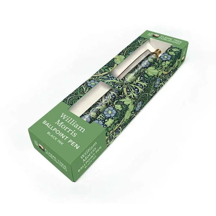 Seaweed Wallpaper Boxed Ballpoint Pen by William Morris