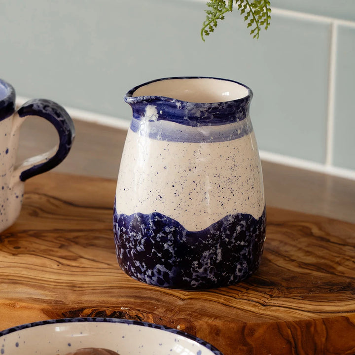 Blue Wave Small Ceramic Jug