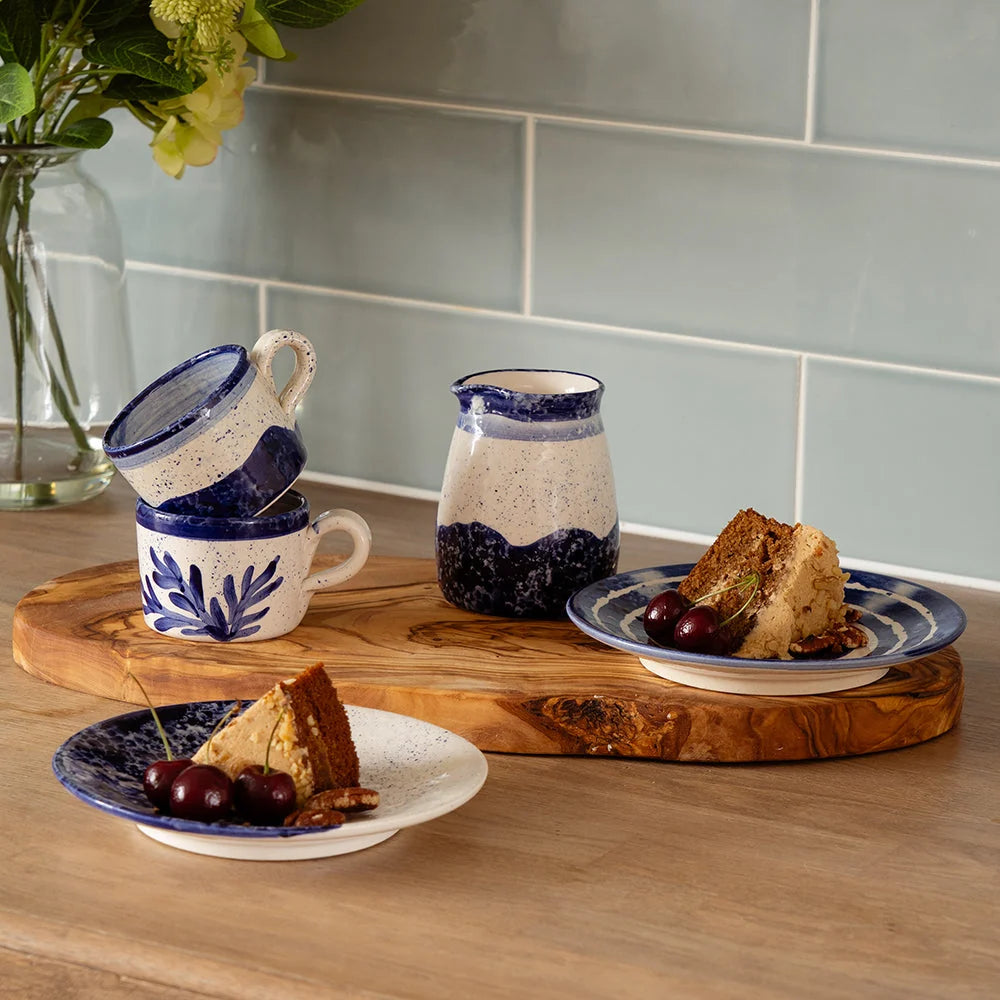 Blue Wave Small Ceramic Jug