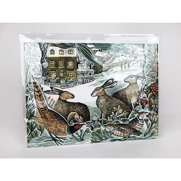 We Three Hares 3D Advent Calendar by Angela Harding