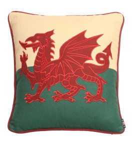 Welsh Dragon 18 x 18 inch Pillow